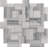 Marello x 12 in. x 12 in. Polished Marble Mosaic Floor and Wall Tile