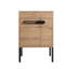 Armoire de meuble-lavabo 24 po avec charnière de porte souple silencieuse et rangement supplémentaire autoportant 24 po avec intérieur spacieux à fermeture silencieuse-543330598-543330595