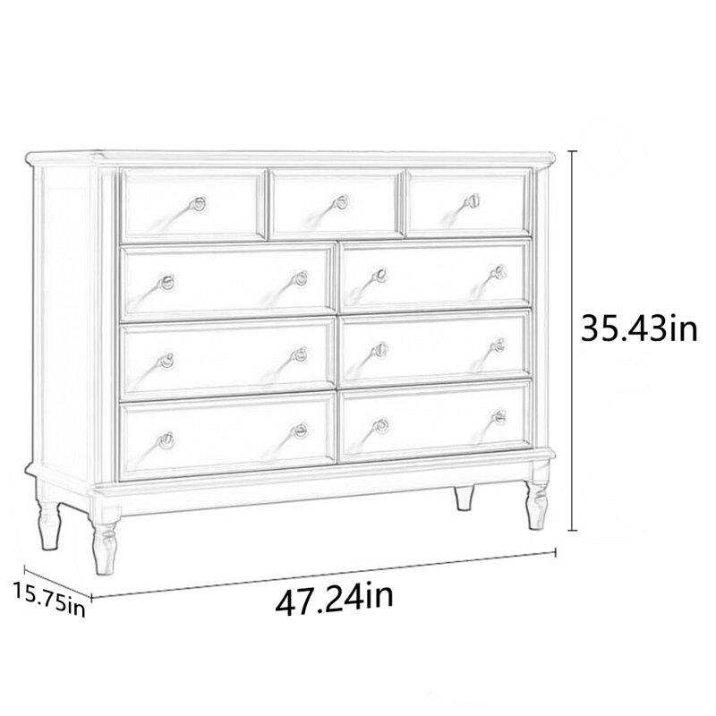 Casier simple en bois massif et luxueux à six compartiments, Cyan