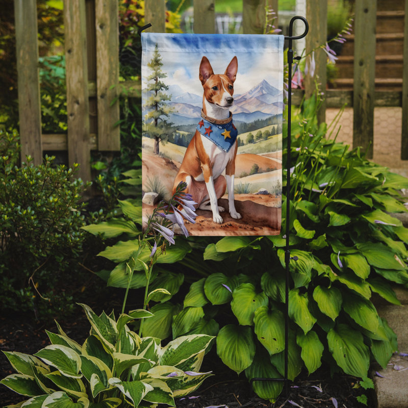 Drapeau Cowboy Welcome Garden, Basenji
