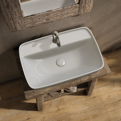 Velanso Zenista 15.75'' Fireclay Rectangular Bathroom Sink