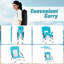 Beach Umbrella Chair Adults Foldable Low Seat Camping Chair-Blue-1568240075