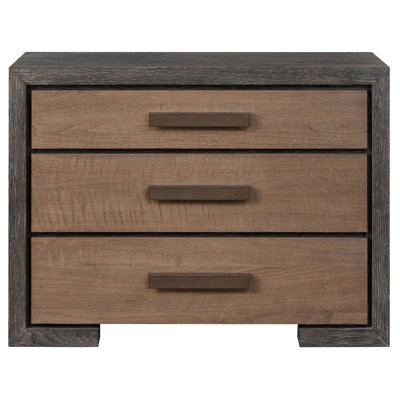 Modern Veil 38" Wide Two-Tone Soft Close Bachelors Chest with Built-In USB Power
