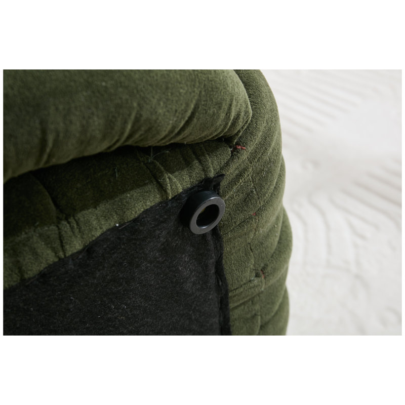 Tabouret moderne en chenille avec nœuds, Green, Green