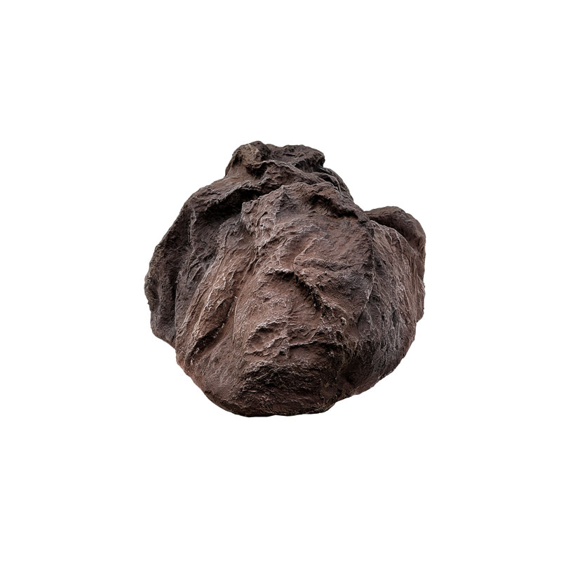 Medium River Brown Fiberglass Artificial Rock Cover for Landscaping