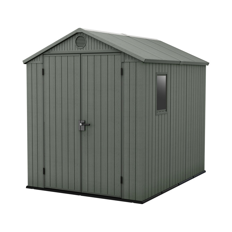 Keter Darwin 6 ft. W x 8 ft. D Apex Outdoor Garden Shed
