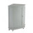 Grey Bathroom Cabinet Triangle Corner Storage Cabinet With Adjustable Shelf Modern Style MDF Board