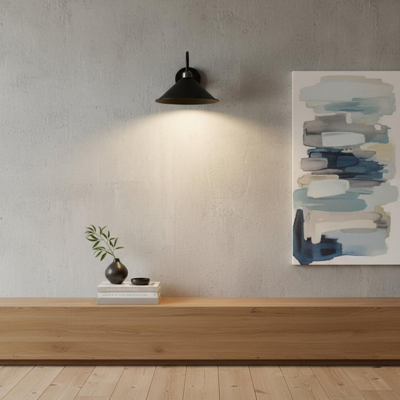 Armed Sconce, Black