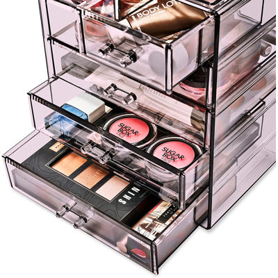 Boîte de rangement pour maquillage et bijoux