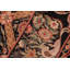 Tapis oriental noir / vert / rouge en laine noué à la main 8 pi 2 po x 10 pi 2 po Padam