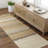 Culbert Striped Handmade Flatweave Jute/Wool Area Rug in Light Gray-88615171