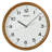 QXA853BLH Classic Modern Clock, Brown