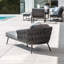 Priya Pair of Sunloungers in Charcoal