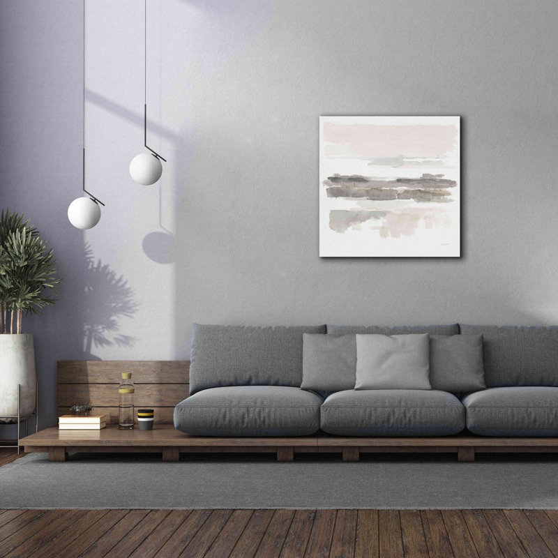  «Neutral Wetlands Crop» par Mike Schick, estampe numérique sur toile, 37 po x 37 po