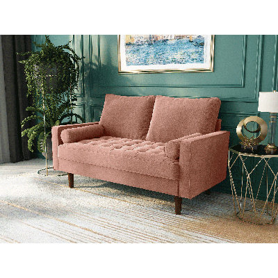 Gabrielo 58" Square Arm Sofa Loveseat