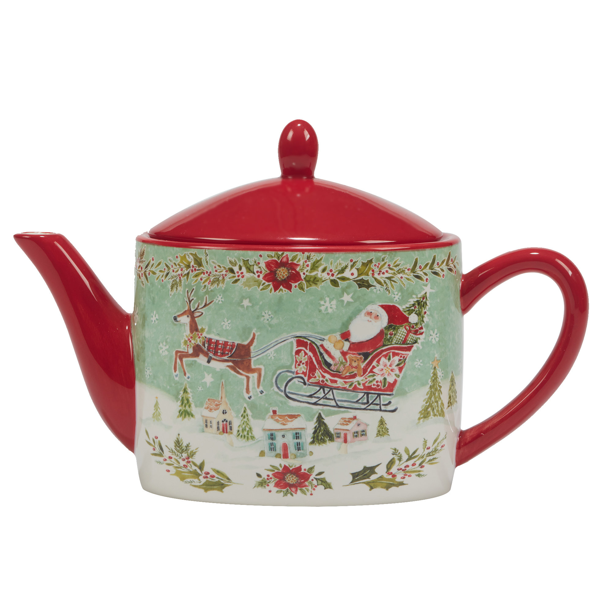 Christmas Wishes Teapot (Dog)