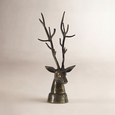 Deer Head Holiday Accent