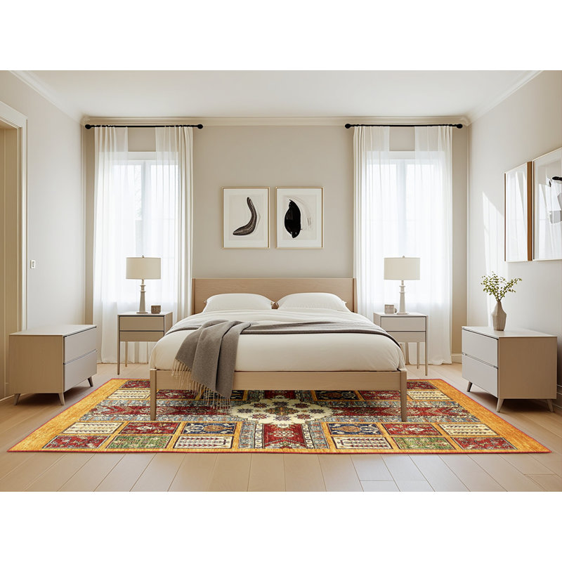 Patchwork Indoor Rug, Rectangle 5' x 8'