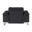 Chaise en cuir italien à grain supérieur-2063728526