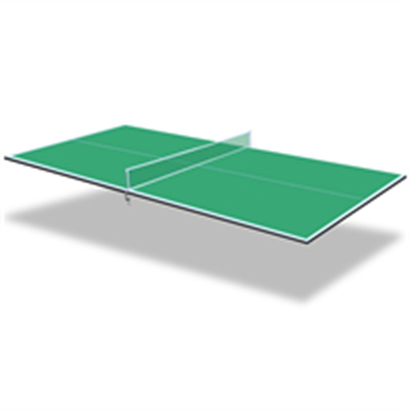Plateau de table de tennis de table pliable et portatif de taille moyenne 8 pieds vert pour jeux d'intérieur, Vert
