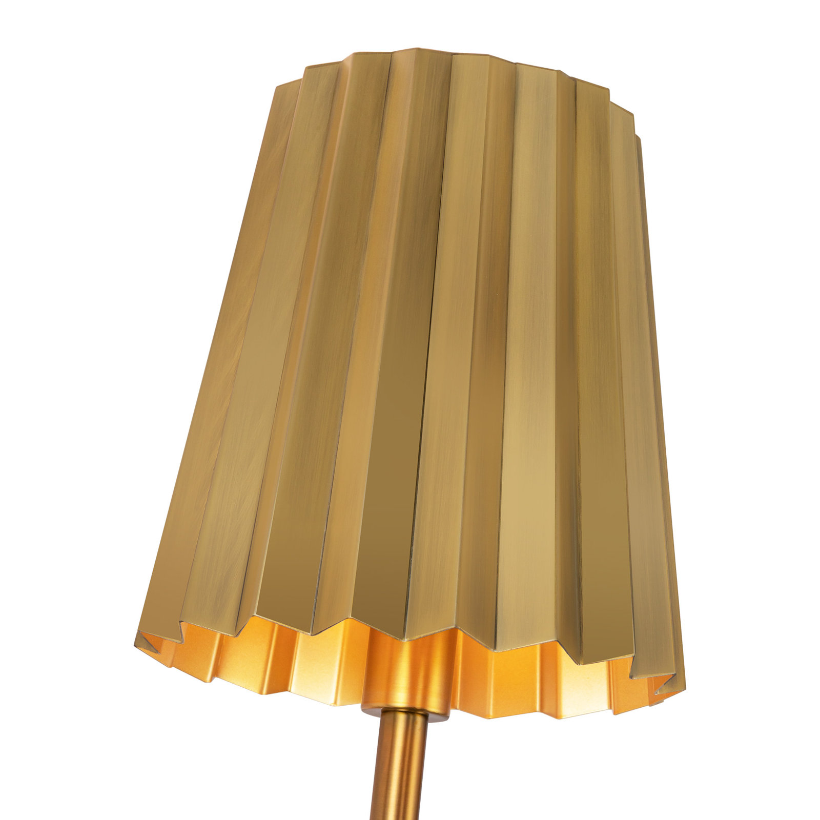 Tindra Single Dimmable Bath Sconce, Aged Gold