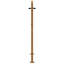 Barrière de jardin vidaXL 105 x 130 cm en acier Corten-113943030