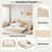Upholstered Daybed With Pop Up Trundle-2123258390