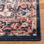 Tapis bleu marine / rouge Sechovicz-815139781
