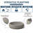 Large Concrete Round Planter / Pot With Drainage Holes-190535741-190535715