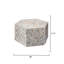 Hepburn Mother of Pearl Hexagon Coffee Table