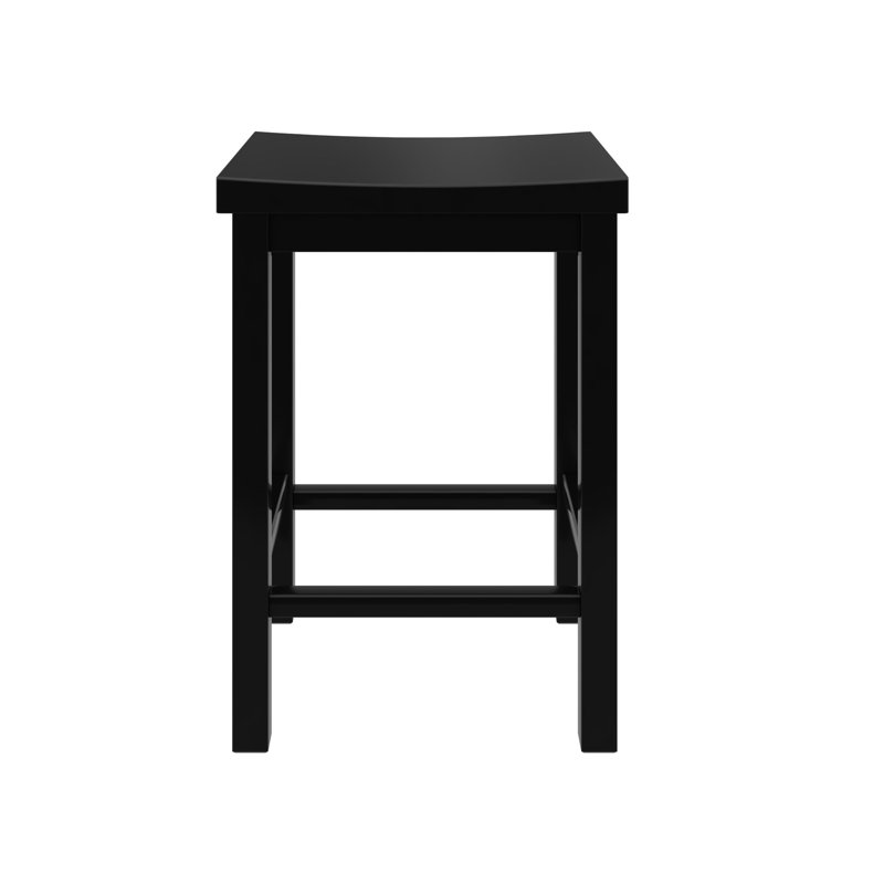 Hauteur du comptoir du tabouret (24 po), Noir, Tabouret de comptoir (siège d’une hauteur de 24