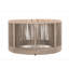 Table basse d'extérieur en corde de rotin et bois d'acacia-1229444128