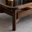 table basse en noyer de style antique