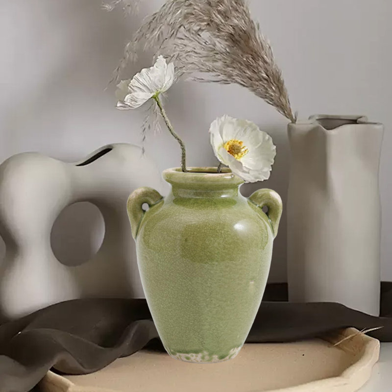 Vase en céramique, Vert