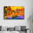 Lekeya Elegant Tempered Glass Wall Art Painting, 13.8 x 21.7 inches | 100% Tempered Glass, Thickness: 0.16 inches | UV Printed for Vibrant Colors | Perfect for Home Decor, Living Room, & Office Spaces