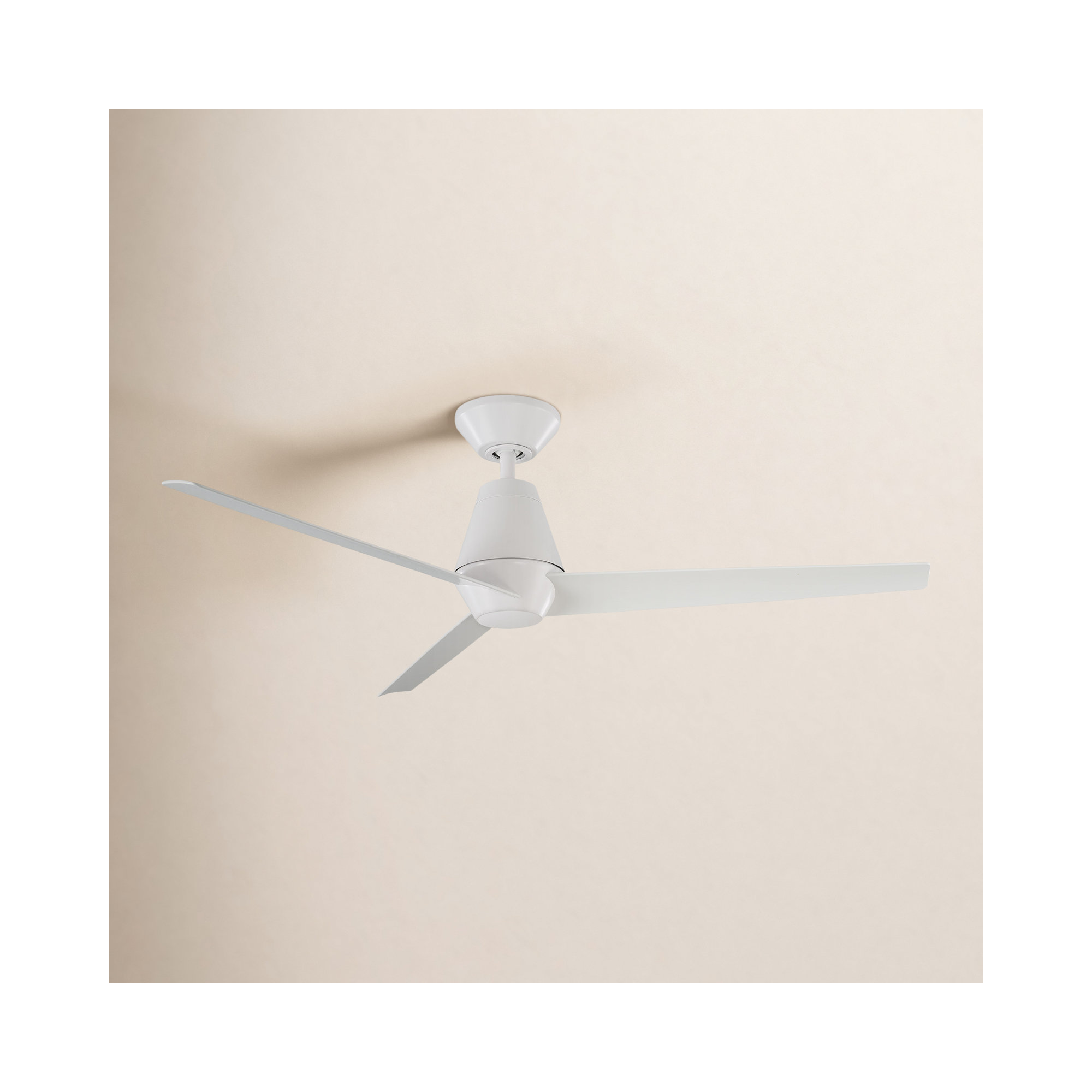 52" 3 - Blade Outdoor/Indoor Smart Propeller Ceiling Fan with Light Kit with Selectable Color Temperature Included, Works With Alexa and iOS or Android App