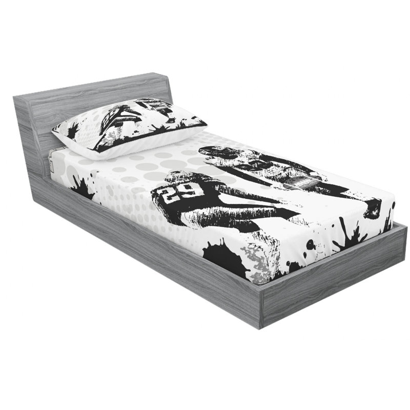 Microfiber Sheet Set, Twin Sheet Set with Fitted Sheet