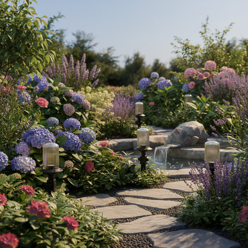 Éclairage de sentier d'extérieur 1 lumière Lycius