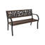 Banc de parc en acier Cole