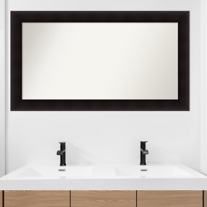Miroir mural Jillissa, Rectangle, Noir, 26,75 po x 47,75 po