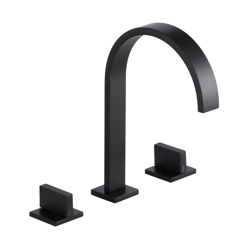 Herathena 2-handle Bathroom Faucet, Black