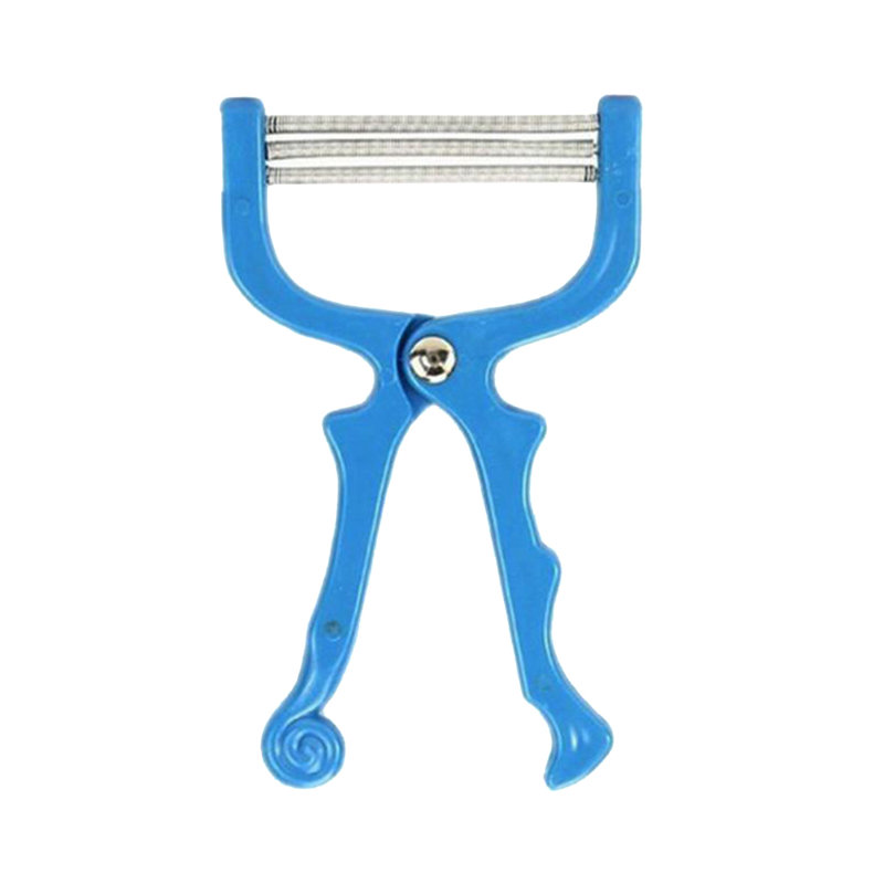 Portable Face Facial Hair Remover Threading Spring Epilator Handle Trimmer Roller Remover