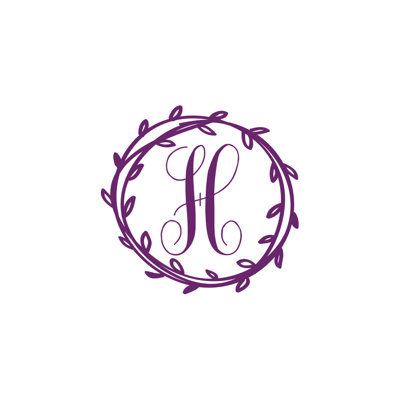 Décalcomanie murale monogramme initial Klar