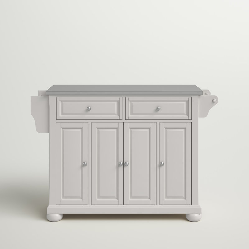 Haslingden Kitchen Island, White