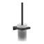 Toilet Brush Holder,Wall Mounted,Functional And Elegant,Matt Black