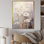 «White Daisy Fields Elegance IV», reproduction sur toile