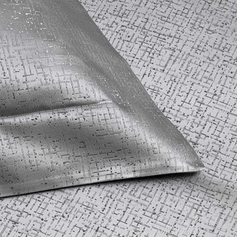 Luxury Glowing Weave Duvet Cover, CliffGray, King Duvet Cover