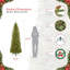 Sapin de Noël artificiel pré-éclairé avec 250 lumières claires homologuées UL-1692047496