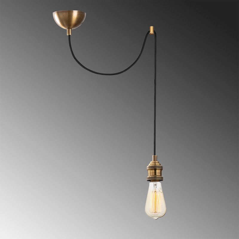 Lustre élégant en métal rétro, hauteur réglable 40,2 po x 2,4 po | Douille 40W E27, conception moderne | Parfait pour la salle à manger, le salon et le vestibule | IP20, éclairage élégant pour votre maison