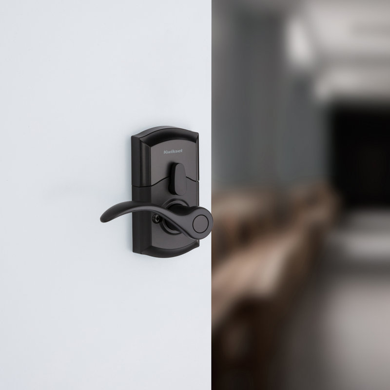 Iron Black Electronic Keypad Deadbolt Lever with SmartKey